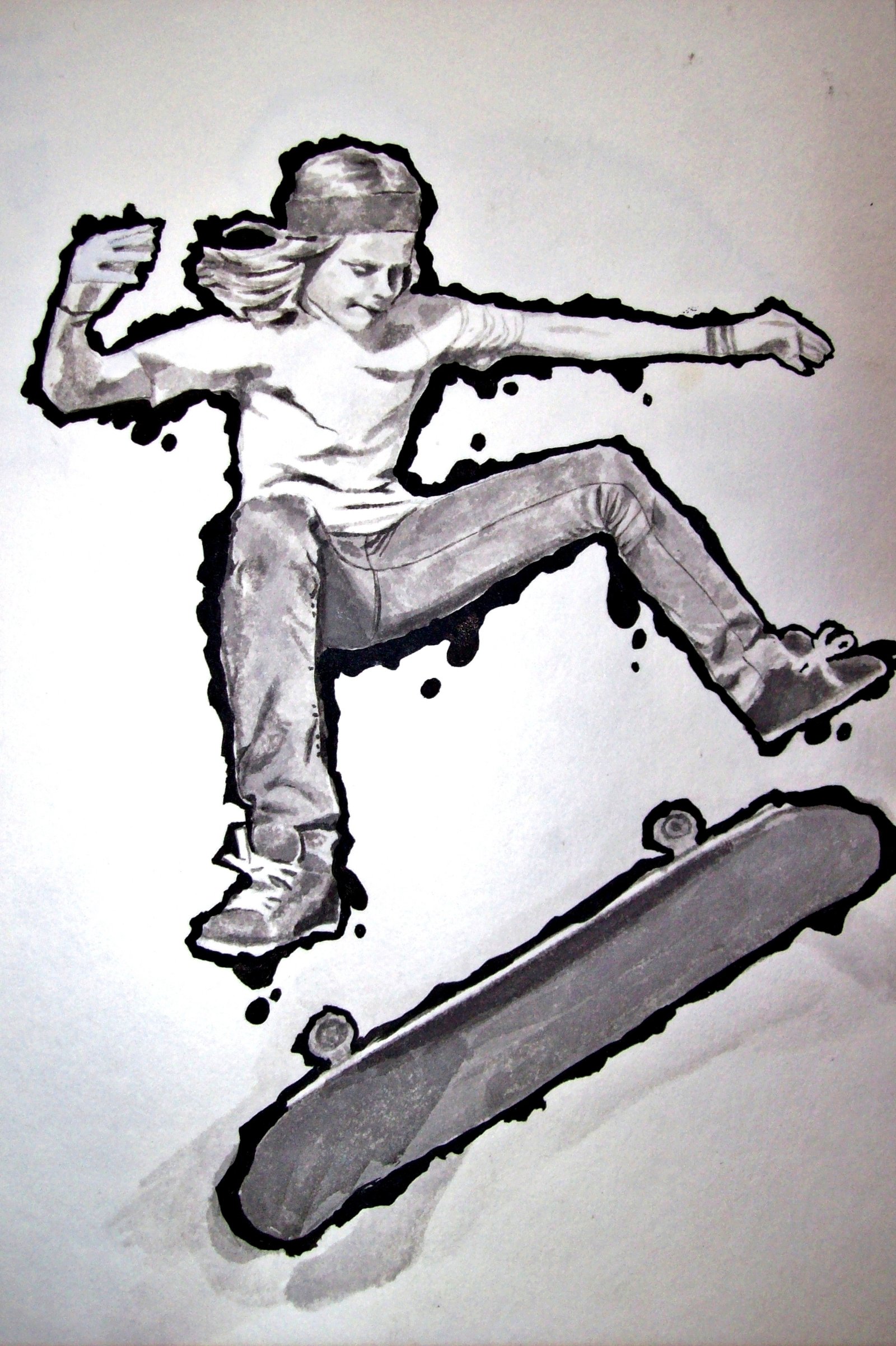 SKATER II — Acrylic Art